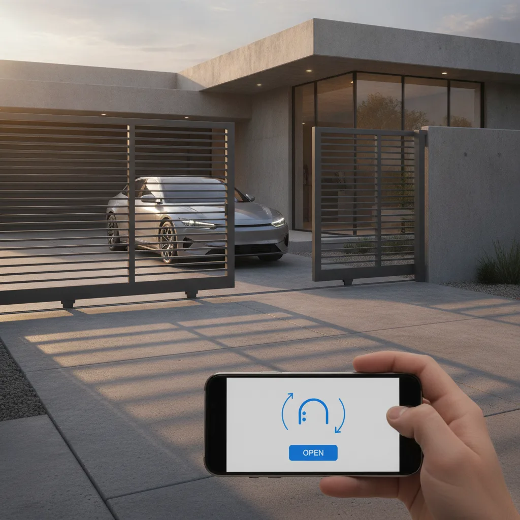 Portail électrique et domotique, guide et prix 2026 - portail electrique domotique